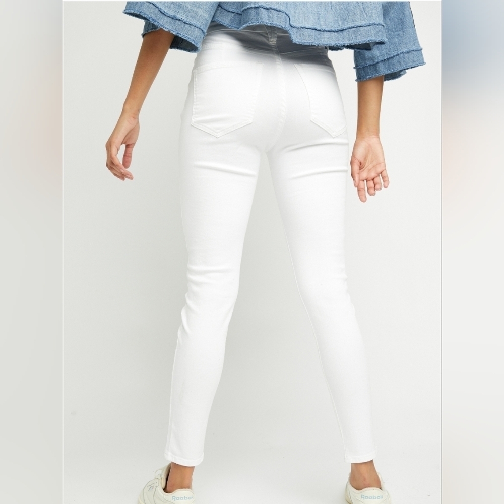 Free People White Montana Skinny Jeans SZ 29 NWOT - Picture 2 of 7